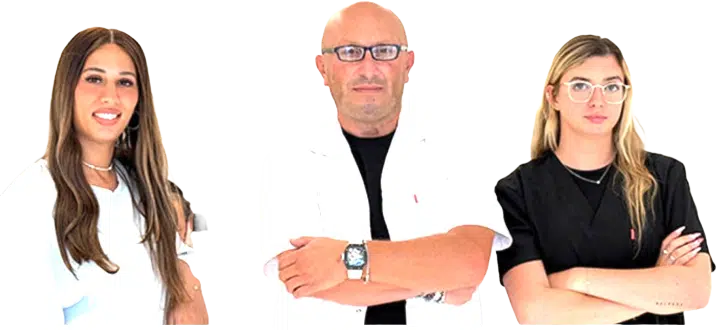 צוות רפואי 2 שקד קליניק נתניה. השתלת שיניים ביום אחד