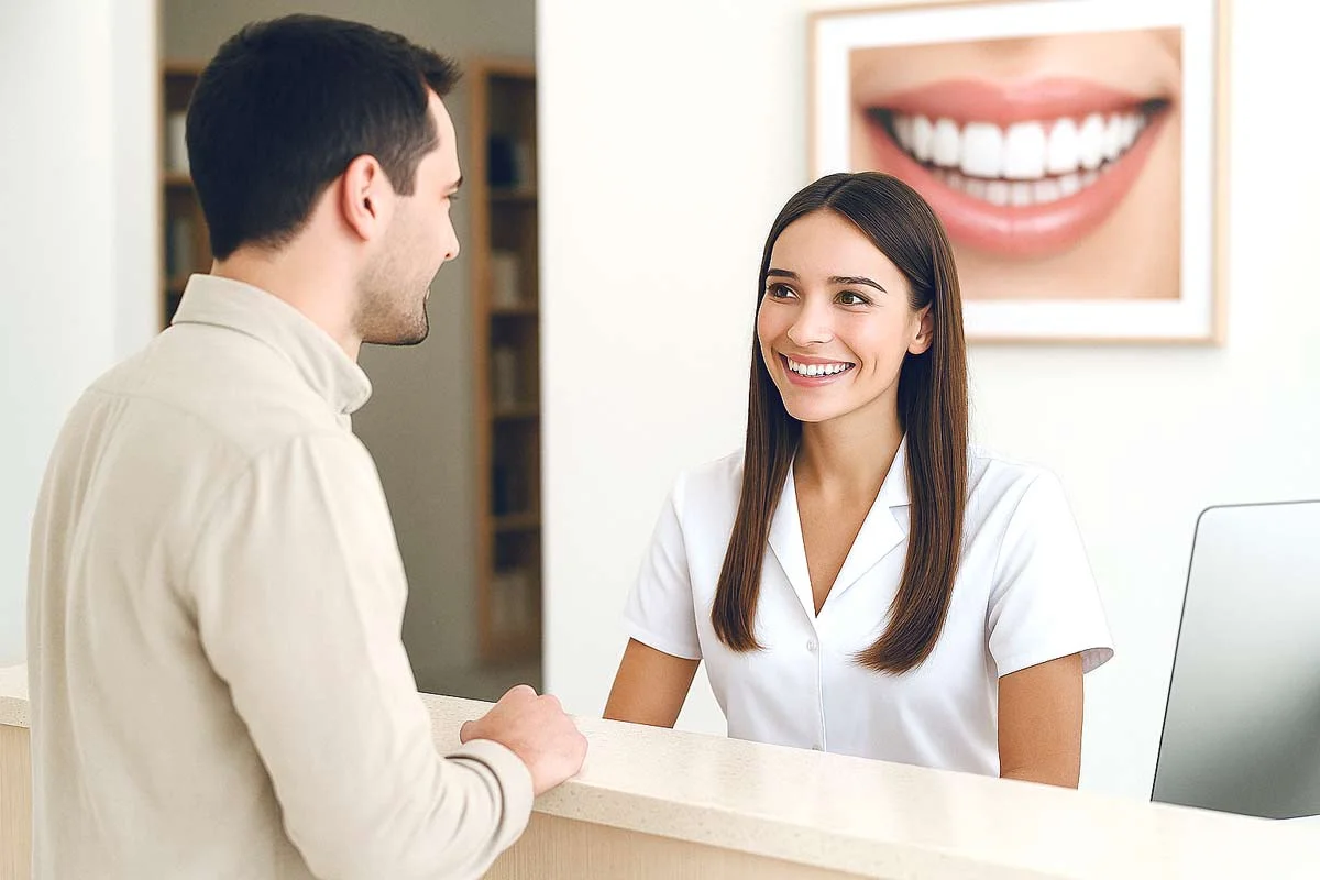קבלת פנים במרפאת שיניים עם צוות חייכן, רופא שיניים נתניה, טיפולי אסתטיקה
